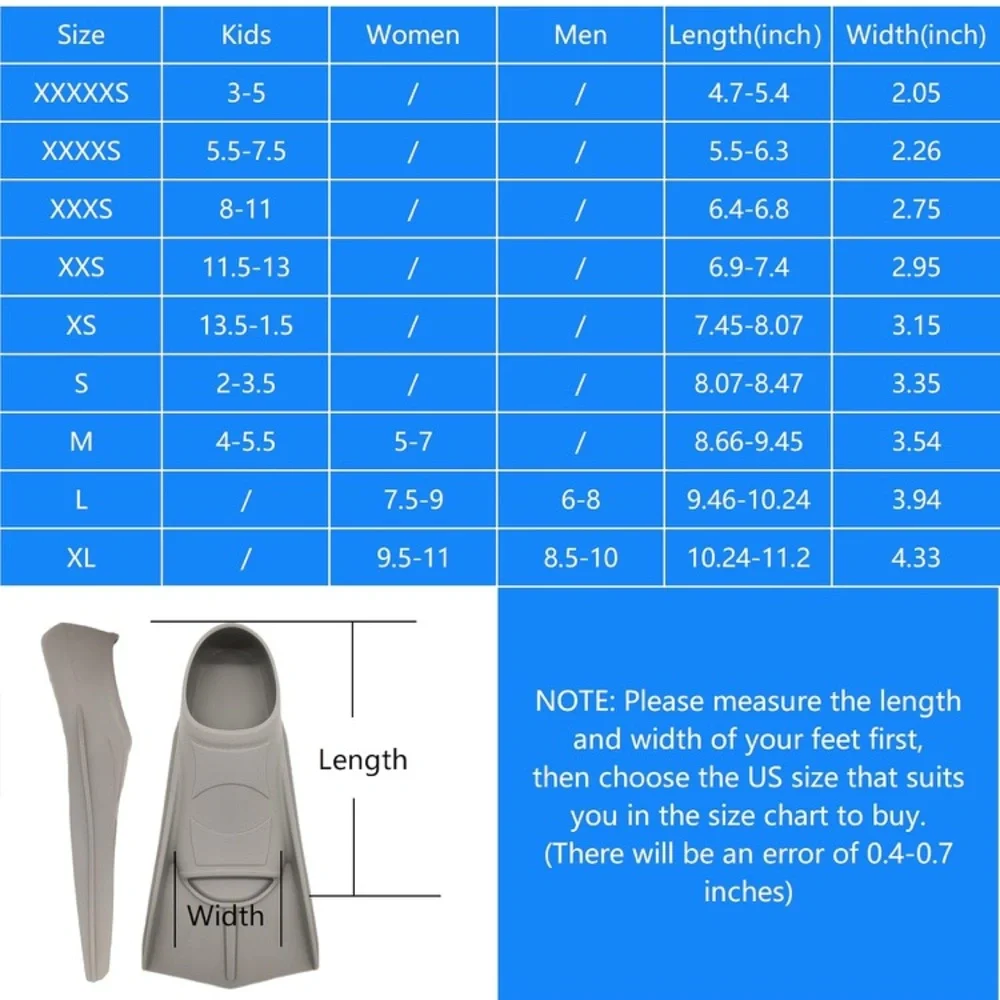 NWOT Silicone Flippers